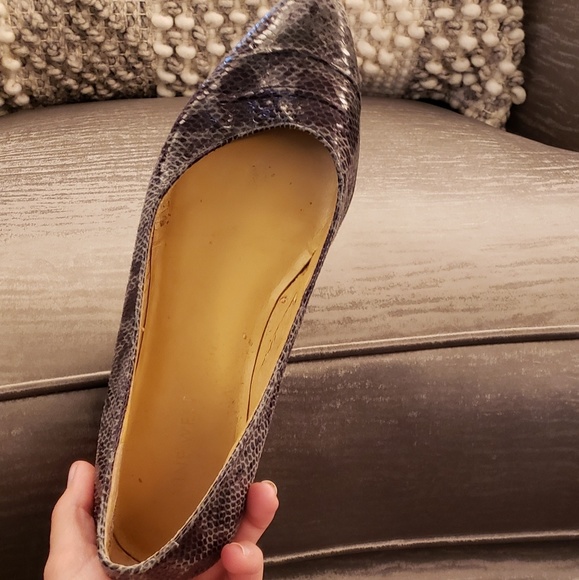 Snakeskin Flats - Picture 3 of 5